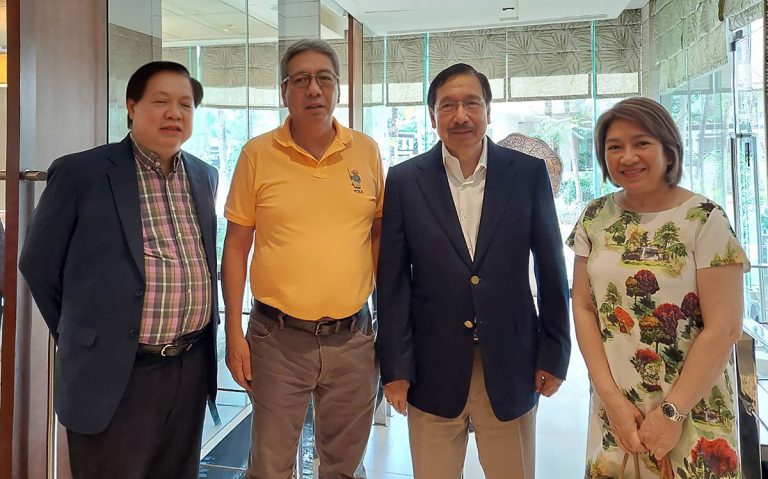 Special Envoy Dr. Amable R. Aguiluz V met with the Philippine ambassador to Japan, Millene Garcia-Albano