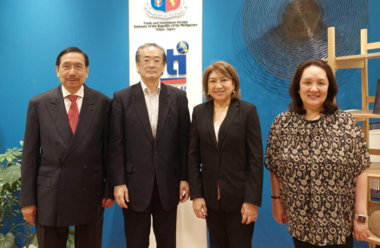 Special Envoy Amable R. Aguiluz V, joined by Philippine Ambassador to Japan